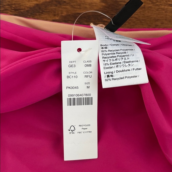 J.Crew Tie high-rise tie bikini bottom Radiant Fuchsia Medium - Picture 8 of 12